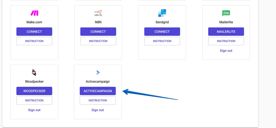 ActiveCampaign integration