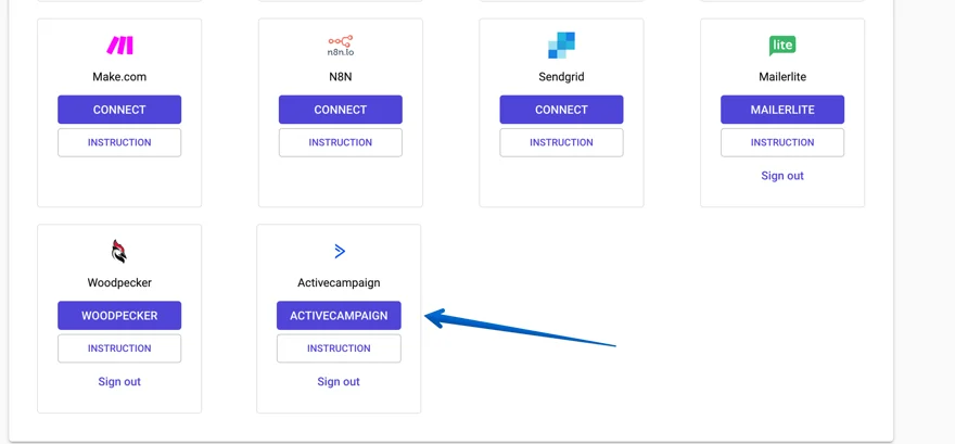 ActiveCampaign integration