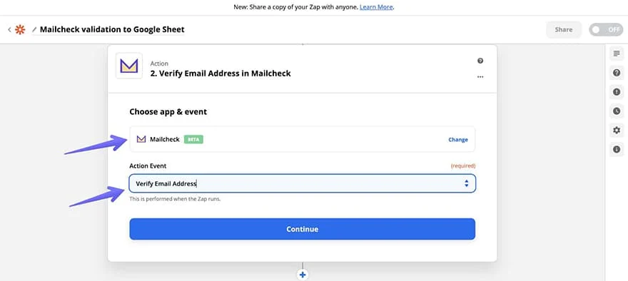 verify email address